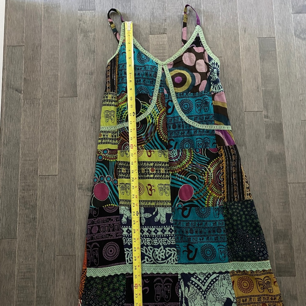 NWT TLB The Little Bazaar Boho Patchwork Sundress - Picture 6 of 7